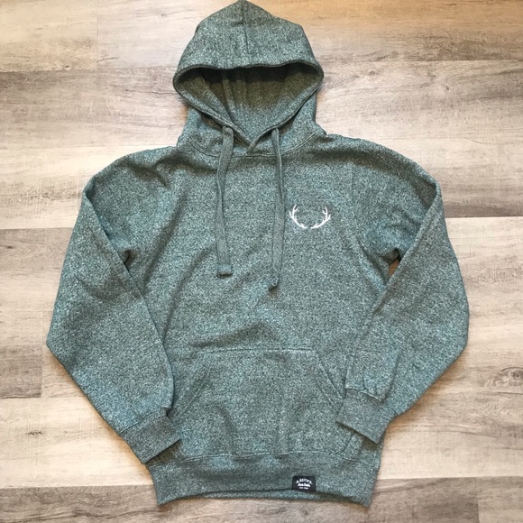 Alexander Keith’s Tops - Alexander Keith’s Green Deer Antler Soft Hoodie